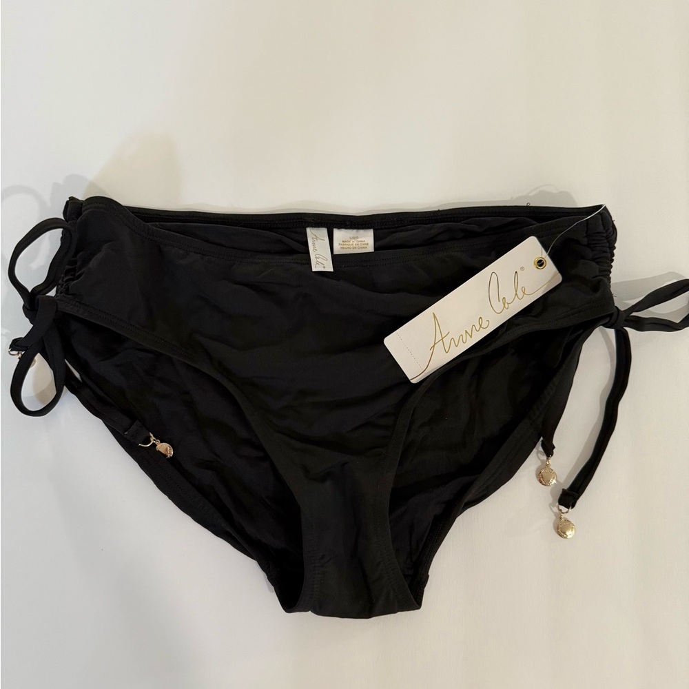 Anne Cole Black Bikini Bottom